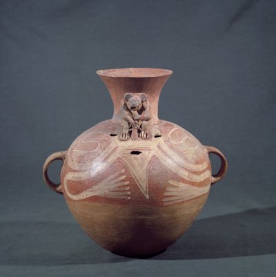 Funerary Urn with Holes from Utatlan (Cumarcaaj), Quiche, Guatemala, Central America by Mayan